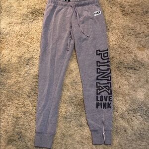 PINK Victoria's Secret Kids Grey Joggers